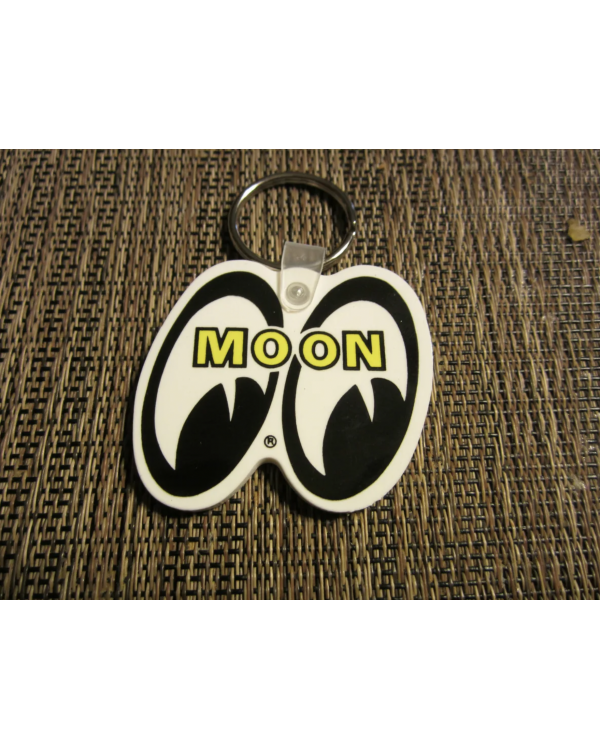 MOON ™ лого брелок на ключи - белый