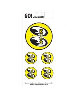 5 MOON Eyeball Stickers