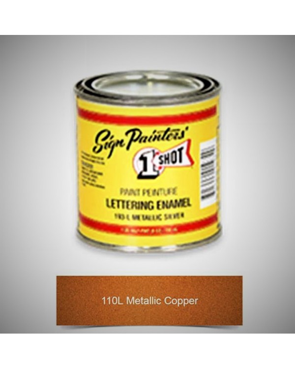 1SHOT ®️ Эмаль 110 Metallic Copper (Медь) 4 oz