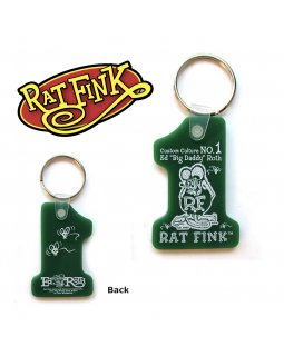 Брелок KEY CHAIN RAT FINK #1 GREEN