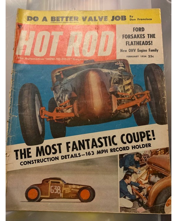 Журнал HotRod Magazine February 1954