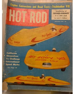 Журнал HotRod Magazine September 1952