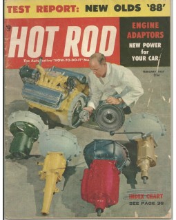 Журнал HotRod Magazine February 1957