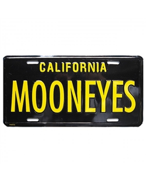 Номерной знак MOONEYES ™ California черно-желтый