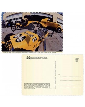 Открытка MOONEYES USA Postcard - MOON Garage
