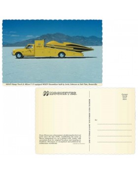 Открытка MOONEYES USA Postcard - MOON Streamliner