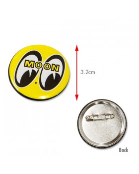 MOON Equipped ™ значок круглый желтый