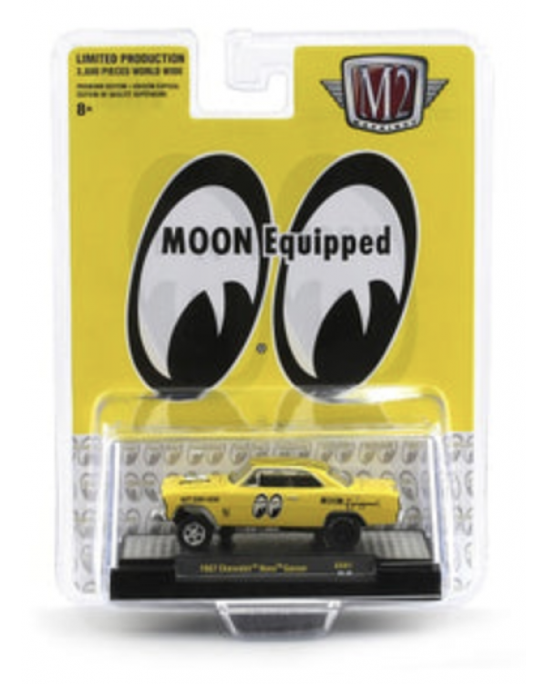 Купить Модель 1:64 M2 Mooneyes 1967 Chevy Nova Gasser