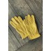 Классические кожаные жёлтые перчатки
