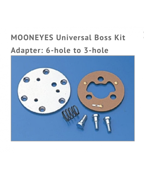 Адаптер на руль MOONEYES Universal Boss Kit Adapter: 6-hole to 3-hole