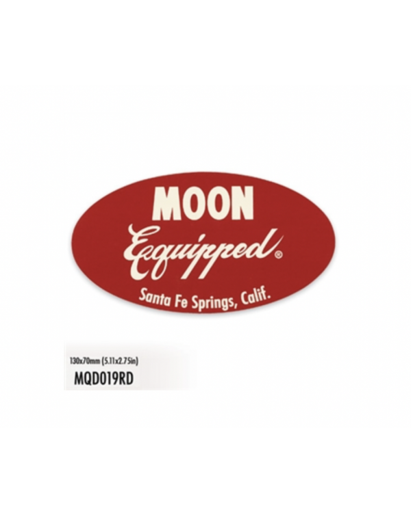 Стикер MOON ™ Equipped Oval - Red 